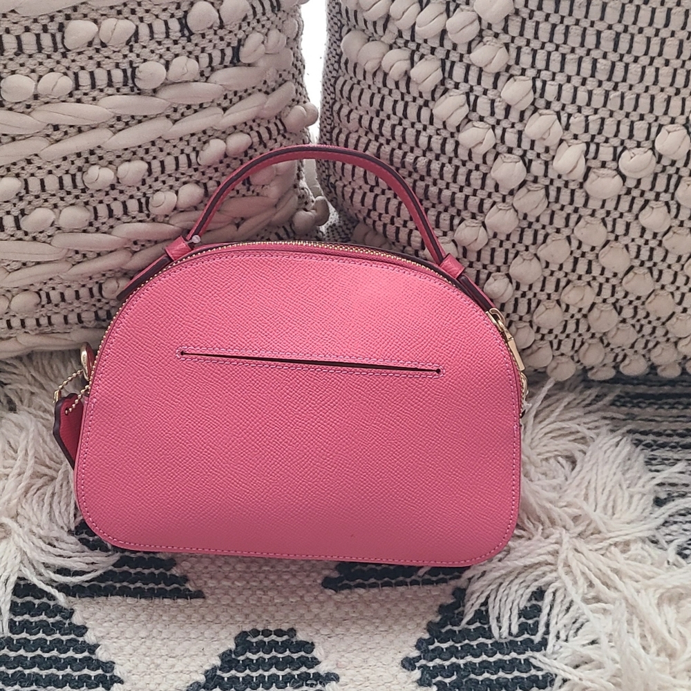 NWT Pink Coach Serena Satchel - Picture 3 of 14